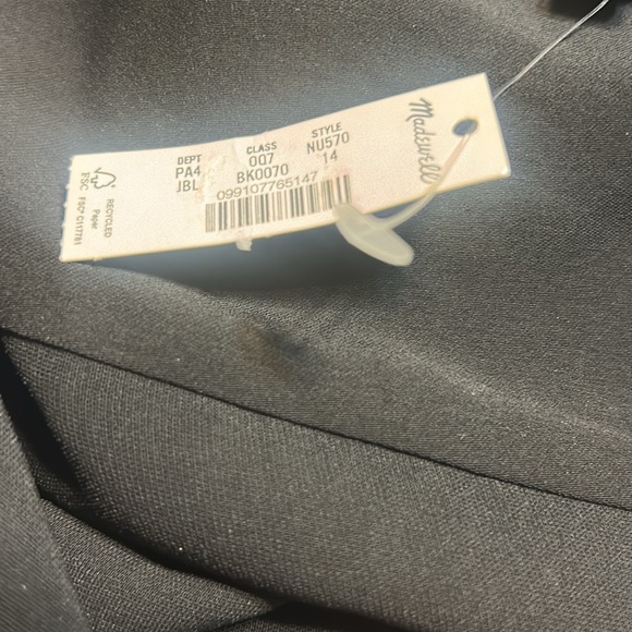 Madewell Black Long Sleeve Maxi Dress - Picture 7 of 7